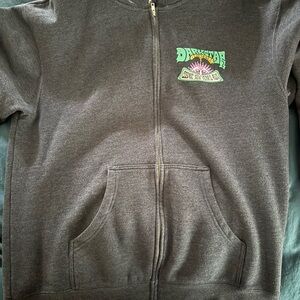 Men's Gray Dark Star Orchestra Zip Up Sweatshirt